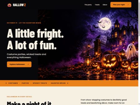 Hallowz — Halloween Divi 5 Layout