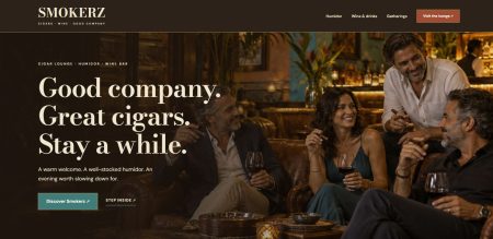 Smokerz 1 & 2 — Cigar Lounge Divi 5 Layouts