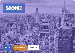 Signz Original — Divi 5 layout preview