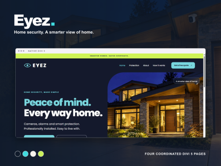 Eyez — Home Security Divi 5 Layout Pack