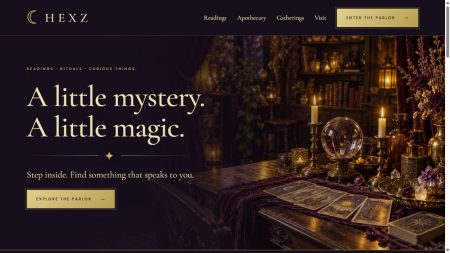 Hexz — Witch’s Parlor Divi 5 Layout