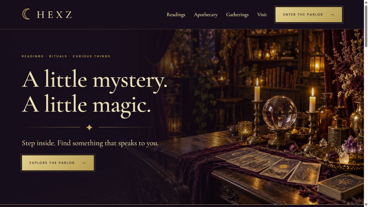Hexz Divi 5 layout collection