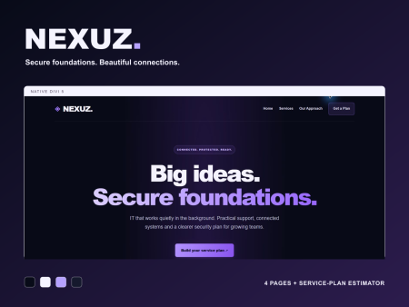 Nexuz — IT & Cybersecurity Divi 5 Layout Pack