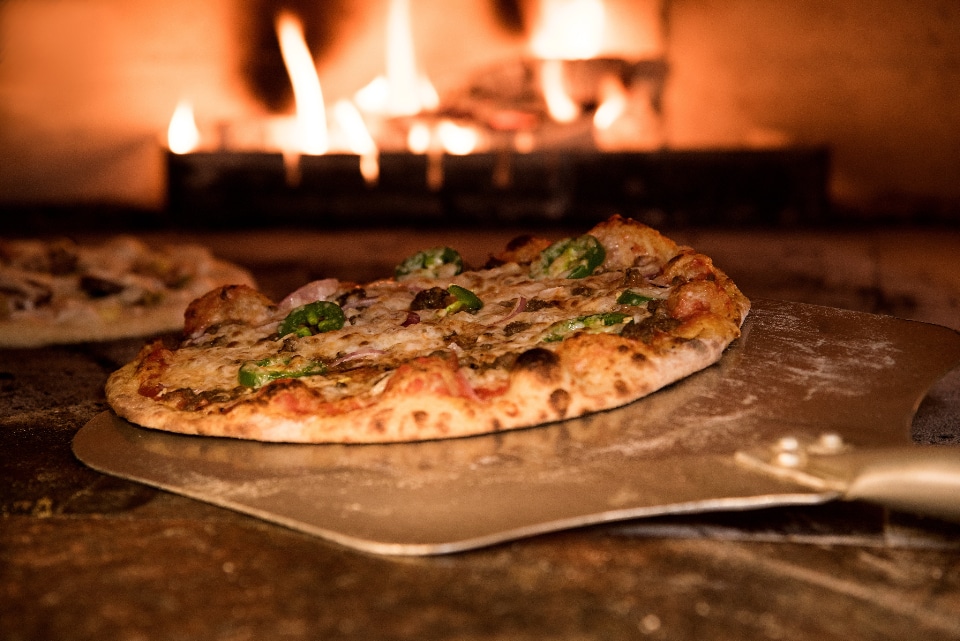 Warm pizza oven photography in the upcoming Artisan layout